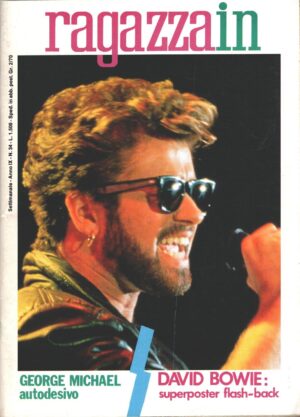 Rivista Ragazza In n. 34 del 26 Agosto 1986 - Con Poster di David Bowie