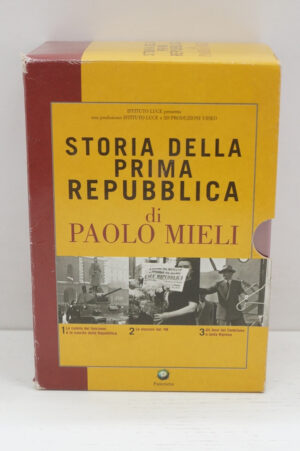 Storia della Prima Repubblica di Paolo Mieli - Raccolta Completa (6 DVD) con Cofanetto - Versione da edicola - DVD in Italiano