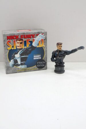 Nick Fury - Marvel Mini-Bust - Busto cm 13 DANNEGGIATO!!! - Sculpted by Randy Bowen Limited Edition 1099/4000