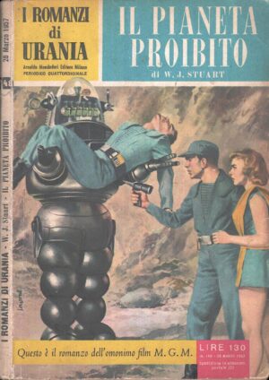 Il pianeta proibito di W. J. Stuart - Urania n. 148 (I Romanzi) ed. Mondadori (1957)
