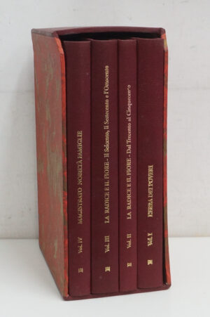 L'erba la radice il fiore di Vittorio Vitalini Sacconi - Cofanetto (4 volumi) ed. Fratelli Palombi