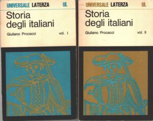 Storia degli italiani vol. 1 e 2 di Giuliano Procacci ed. Laterza