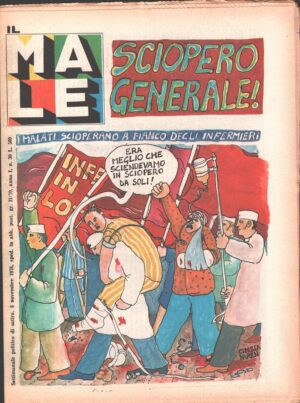 Rivista Il Male n. 30 - 8 novembre 1978 anno I - Sciopero Generale! ed. RCS MediaGroup