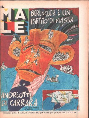 Rivista Il Male n. 31 - 15 novembre 1978 anno I - Berlinguer è un partito di massa ed. RCS MediaGroup