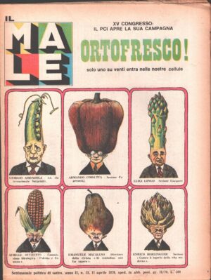 Rivista Il Male n. 13 - 11 aprile 1979 anno II - Ortofresco! ed. RCS MediaGroup