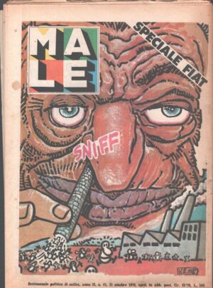 Rivista Il Male n. 41 - 31 ottobre anno II - Speciale Fiat ed. RCS MediaGroup