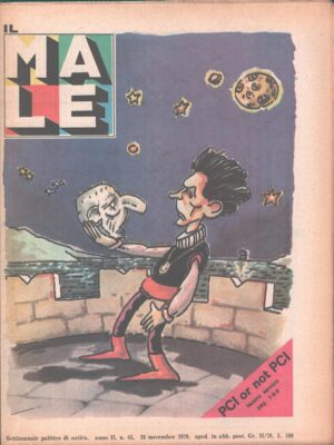 Rivista Il Male n. 45 - 28 novembre 1979 anno II - PCI or not PCI ed. RCS MediaGroup