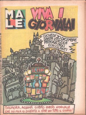 Rivista Il Male n. 49 - 26 dicembre 1979 anno II - Viva i giornalai ed. RCS MediaGroup