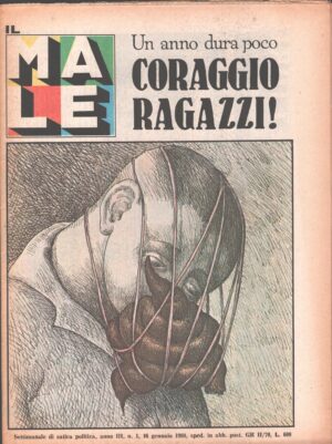 Rivista Il Male n. 1 - 16 gennaio 1980 anno III ed. RCS MediaGroup