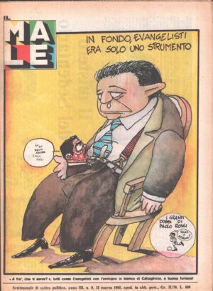 Rivista Il Male n. 9 - 12 marzo 1980 anno III ed. RCS MediaGroup