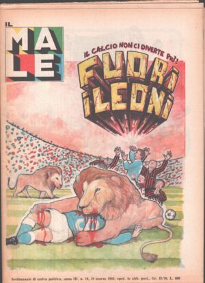 Rivista Il Male n. 10 - 19 marzo 1980 anno III - Il calcio non ci diverte più! ed. RCS MediaGroup