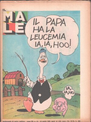 Rivista Il Male n. 14 - 16 aprile 1980 anno III ed. RCS MediaGroup