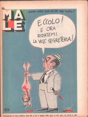 Rivista Il Male n. 22 - 11 giugno 1980 anno III ed. RCS MediaGroup