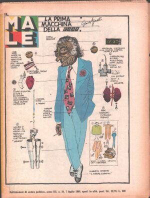 Rivista Il Male n. 26 - 7 luglio 1980 anno III ed. RCS MediaGroup