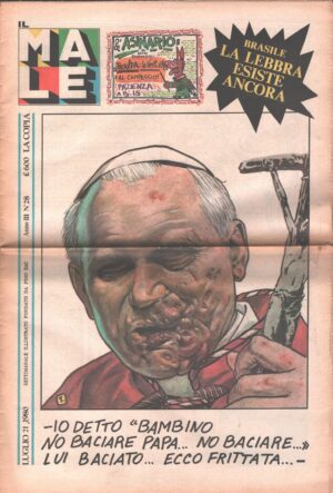 Rivista Il Male n. 28 - 21 luglio 1980 anno III ed. RCS MediaGroup
