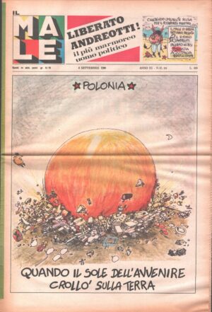 Rivista Il Male n. 32-33 - 8 settembre 1980 anno III ed. RCS MediaGroup