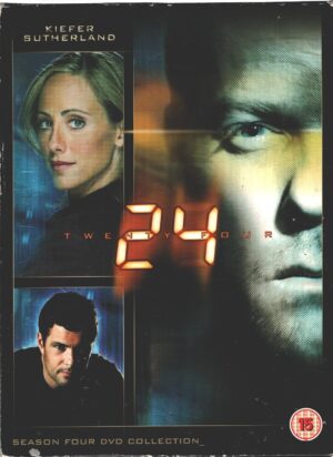 24 Kiefer Sutherland – Season 4 Complete (Box 7 DVD) (Episodes 1-24) - Edizione Regno Unito PAL Regione 2, Lingua Inglese