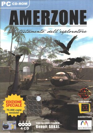 Amerzone - Il testamento dell'esploratore (4 dischi) - Videogioco PC in Italiano con Cofanetto in cartoncino