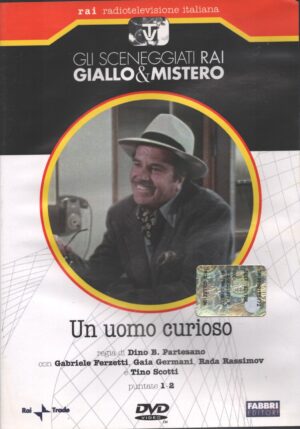 Un uomo curioso - Miniserie TV Completa DVD RAI (Episodi 1-2) Sceneggiati Rai Giallo & Mistero Versione da edicola DVD in Italiano