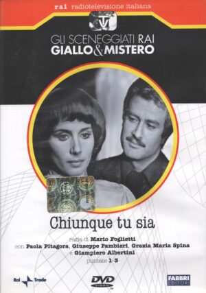 Chiunque tu sia - Miniserie TV Completa DVD RAI (Episodi 1-3) Sceneggiati Rai Giallo & Mistero Versione da edicola DVD in Italiano