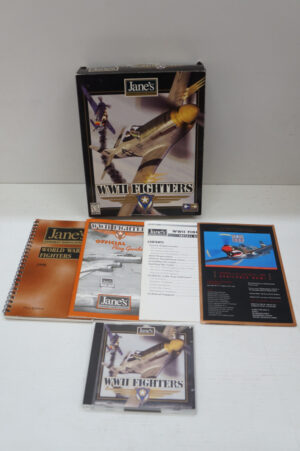 WWII Fighters - Jane's Combat Simulations (2 dischi) - Videogioco PC in Inglese - Big Box come da foto