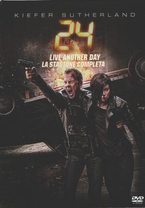 24 Kiefer Sutherland Live Another Day - Stagione Completa (4 DVD) (Episodi 1-12) con Cofanetto - DVD in Italiano