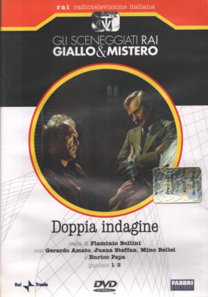Doppia indagine (Gerardo Amato) Miniserie TV Completa DVD RAI (Episodi 1-3) Sceneggiati Rai Giallo & Mistero - Versione da edicola DVD in Italiano