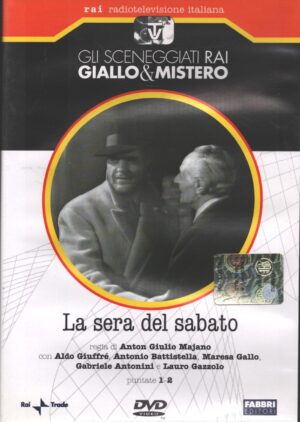 La sera del sabato - Miniserie TV Completa DVD RAI (Episodi 1-2) Sceneggiati Rai Giallo & Mistero - Versione da edicola DVD in Italiano