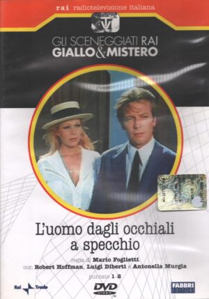 L'uomo dagli occhiali a specchio - Miniserie TV Completa DVD RAI (Episodi 1-2) Sceneggiati Rai Giallo & Mistero - Versione da edicola DVD in Italiano
