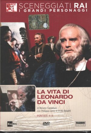 La vita di Leonardo da Vinci - Miniserie DVD RAI (Puntate 4-5) Sceneggiati Rai Grandi Personaggi - Versione da edicola - DVD in Italiano