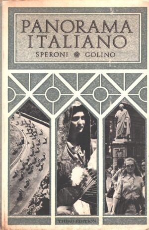 Panorama italiano di Charles Speroni e Carlo L. Golino ed. Holt Rinehart and Winston