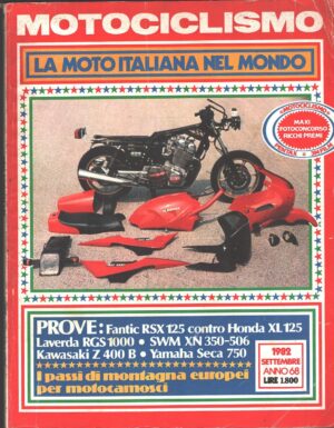 Rivista Motociclismo n. 9 - Settembre 1982 ed. Edisport