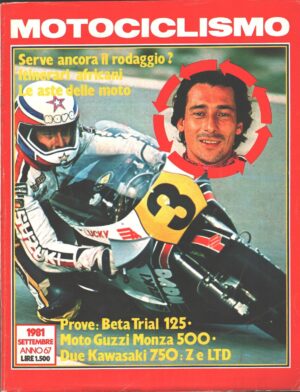 Rivista Motociclismo n. 9 - Settembre 1981 ed. Edisport