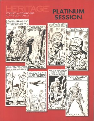 Heritage Comics & Comic Art Platinum Session n. 7231 – Dallas July 2020 – Libro in Inglese ed. Heritage Auction
