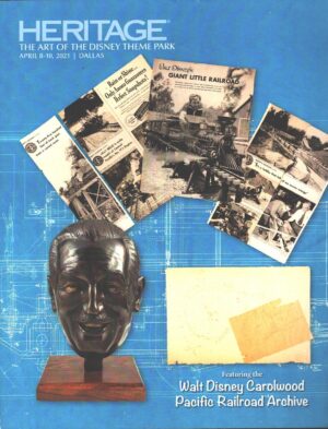 Heritage The Art of The Disney Theme Park n. 7252 – Dallas April 2021 – Libro in Inglese ed. Heritage Auction