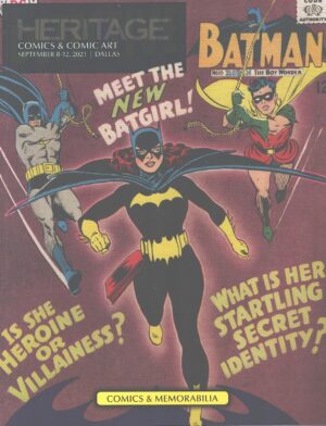 Heritage Comics & Comic Art n. 7246 – Dallas September 2021 – Libro in Inglese ed. Heritage Auction