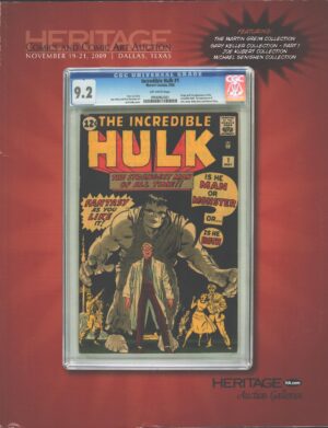 Heritage Comics & Comic Art Auction n. 7013 – Dallas November 2009 – Libro in Inglese ed. Heritage Auction