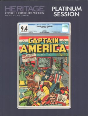 Heritage Comics & Comic Art Platinum Session n. 7211 – Dallas 2019 August – Libro in Inglese ed. Heritage Auction