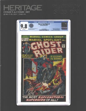 Heritage Comics & Comic Art Platinum Session n. 7244 – Dallas 2021 June – Libro in Inglese ed. Heritage Auction