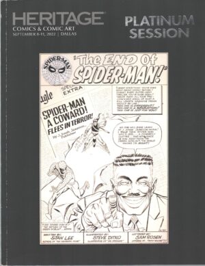 Heritage Comics & Comic Art Platinum Session n. 7279 – Dallas 2022 September – Libro in Inglese ed. Heritage Auction