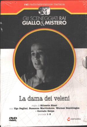 La dama dei veleni - Miniserie TV Completa DVD Rai (Episodi 1-3) Sceneggiati Rai Giallo & Mistero - Versione da edicola - DVD in Italiano