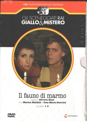 Il fauno di marmo - Miniserie TV Completa DVD Rai (Episodi 1-3) Sceneggiati Rai Giallo & Mistero - Versione editoriale - DVD in Italiano