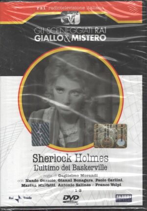 Sherlock Holmes L'ultimo dei Baskerville - Miniserie Completa DVD RAI (Episodi 1-3) Sceneggiati Rai Giallo & Mistero - Versione da edicola - DVD in Italiano