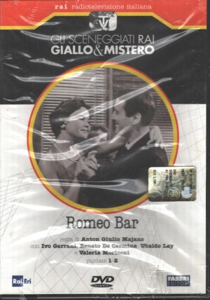 Romeo Bar - Miniserie TV Completa DVD RAI (Episodi 1-2) Sceneggiati Rai Giallo & Mistero - Versione da edicola - DVD in Italiano