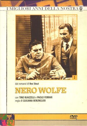 Nero Wolfe vol. 1 (1969) - DVD Stagione 1 Completa + Primi 2 episodi della Stagione 2 (Episodi 1-6) (6 DVD) con Cofanetto - I Migliori Anni della nostra TV - DVD in Italiano - Nuovo