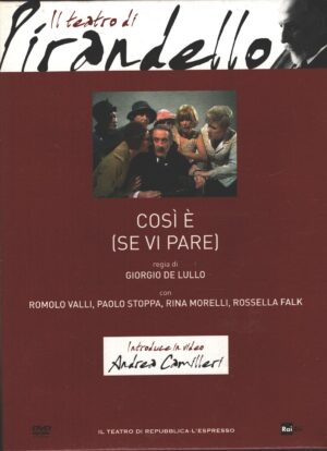 Così è (se vi pare) - DVD Il teatro di Pirandello vol. 3 - Versione da edicola - DVD in Italiano