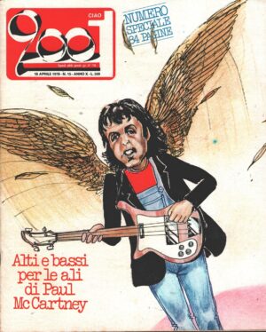 Rivista Ciao 2001 n. 15 del 16 Aprile 1978 - In Copertina Paul McCartney