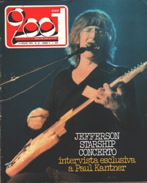 Rivista Ciao 2001 n. 27 del 9 Luglio 1978 - In Copertina Paul Kantner (Jefferson Starship)