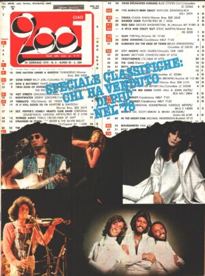Rivista Ciao 2001 n. 4 del 28 Gennaio 1979 - In Copertina Speciale Classifiche