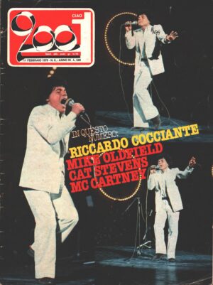 Rivista Ciao 2001 n. 6 del 11 Febbraio 1979 - In Copertina Riccardo Cocciante